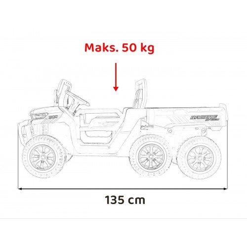 copy of Vozidlo Pick-Up Speed 900 bílé
