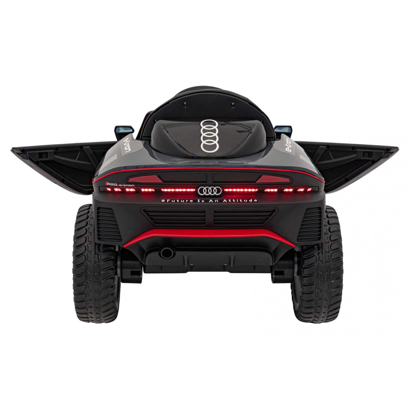 Vozidlo Audi RSQ E-TRON šedé