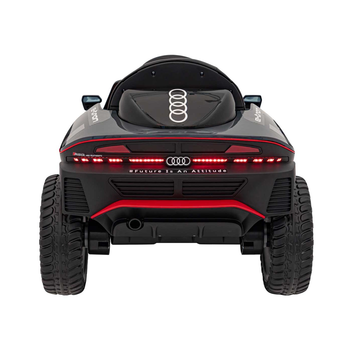 Vozidlo Audi RSQ E-TRON šedé