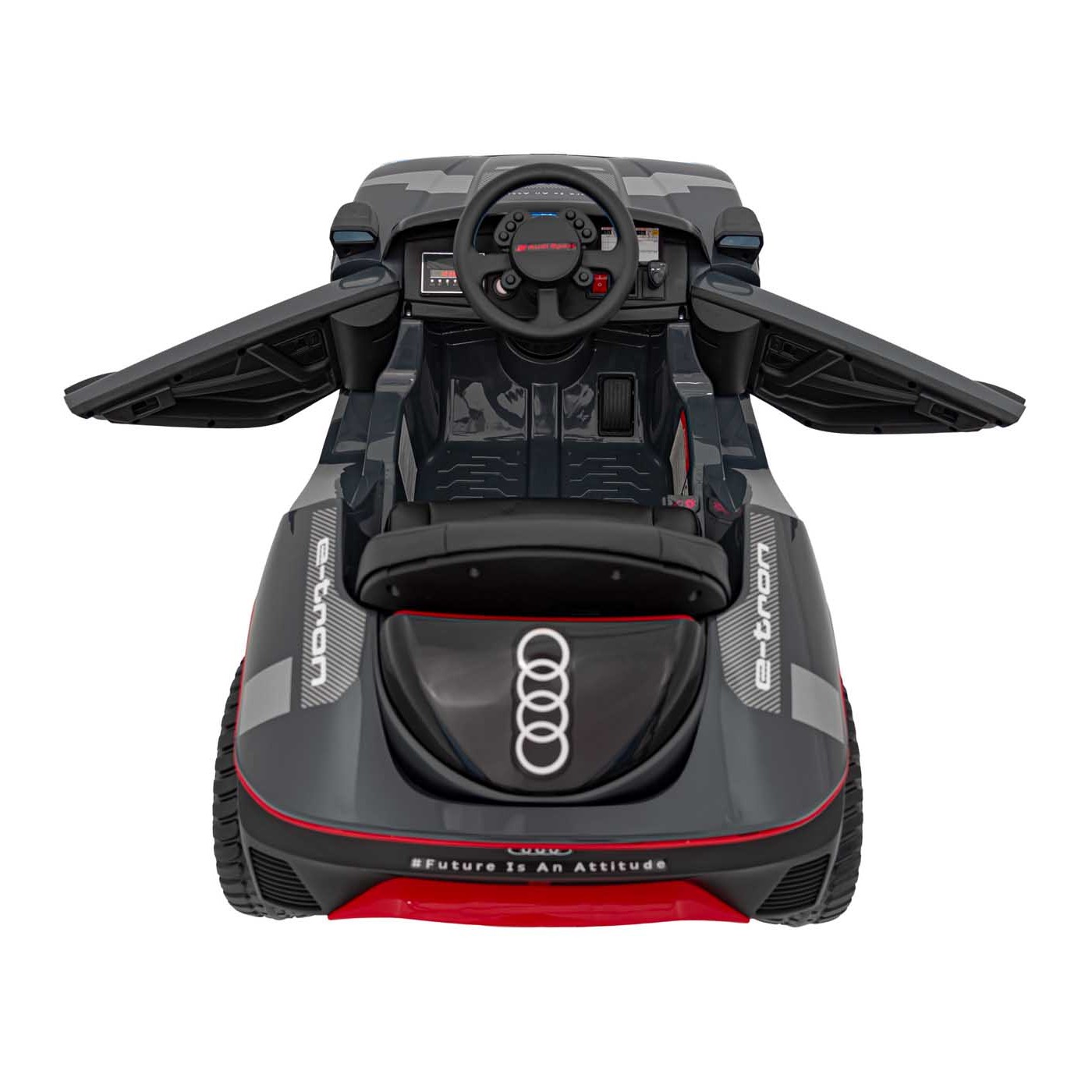 Vozidlo Audi RSQ E-TRON šedé
