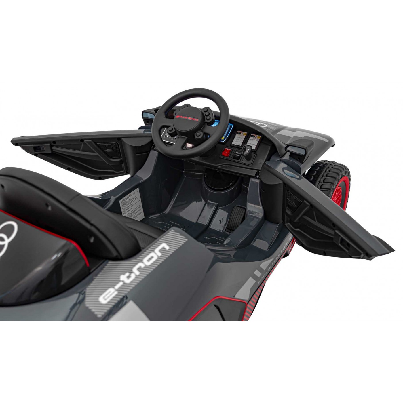 Vozidlo Audi RSQ E-TRON šedé