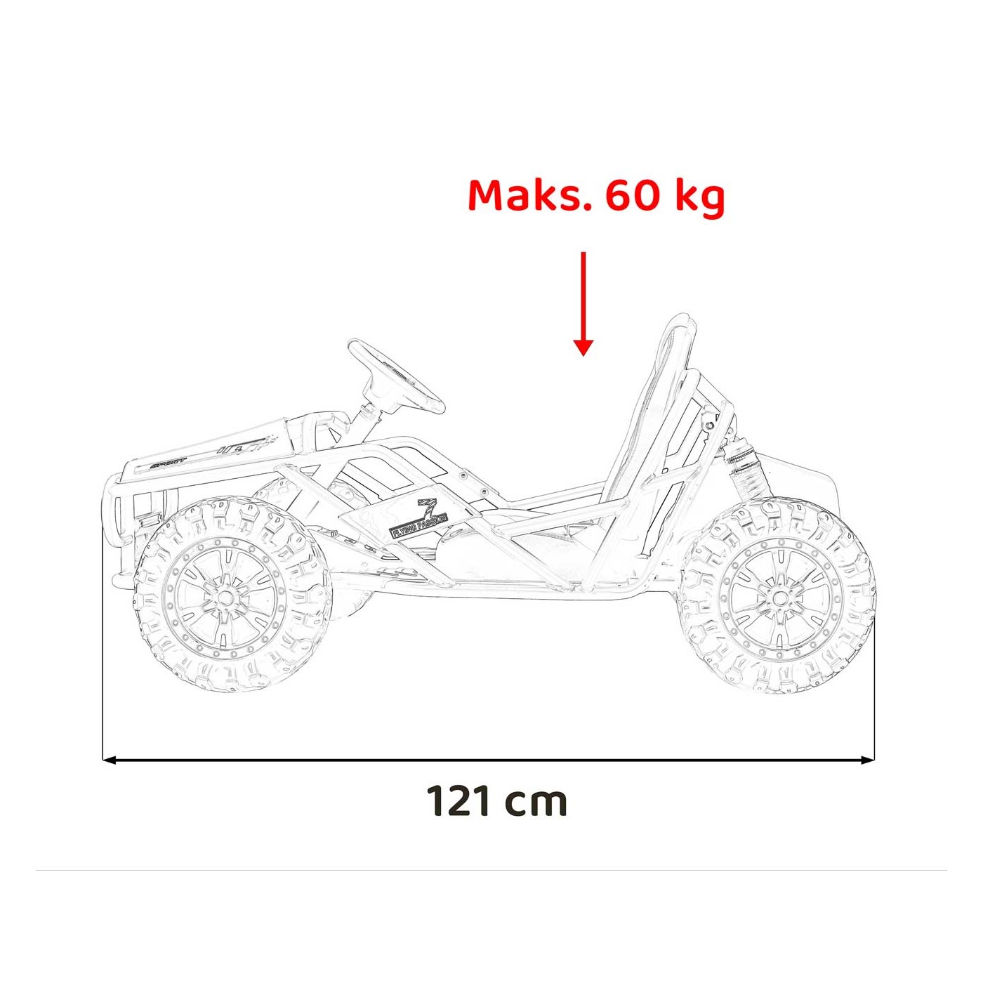 copy of Pojazd ATV CAN-AM Maverick Pomaranczowy