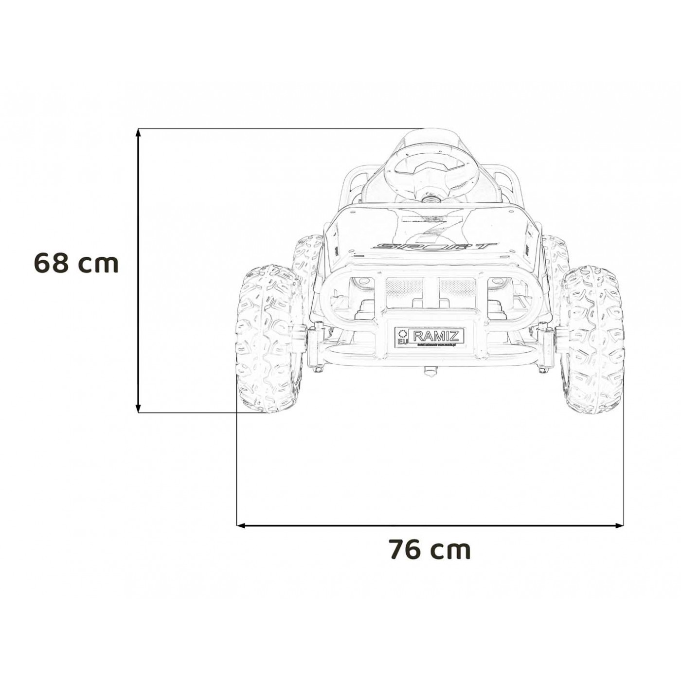 copy of Pojazd ATV CAN-AM Maverick Pomaranczowy