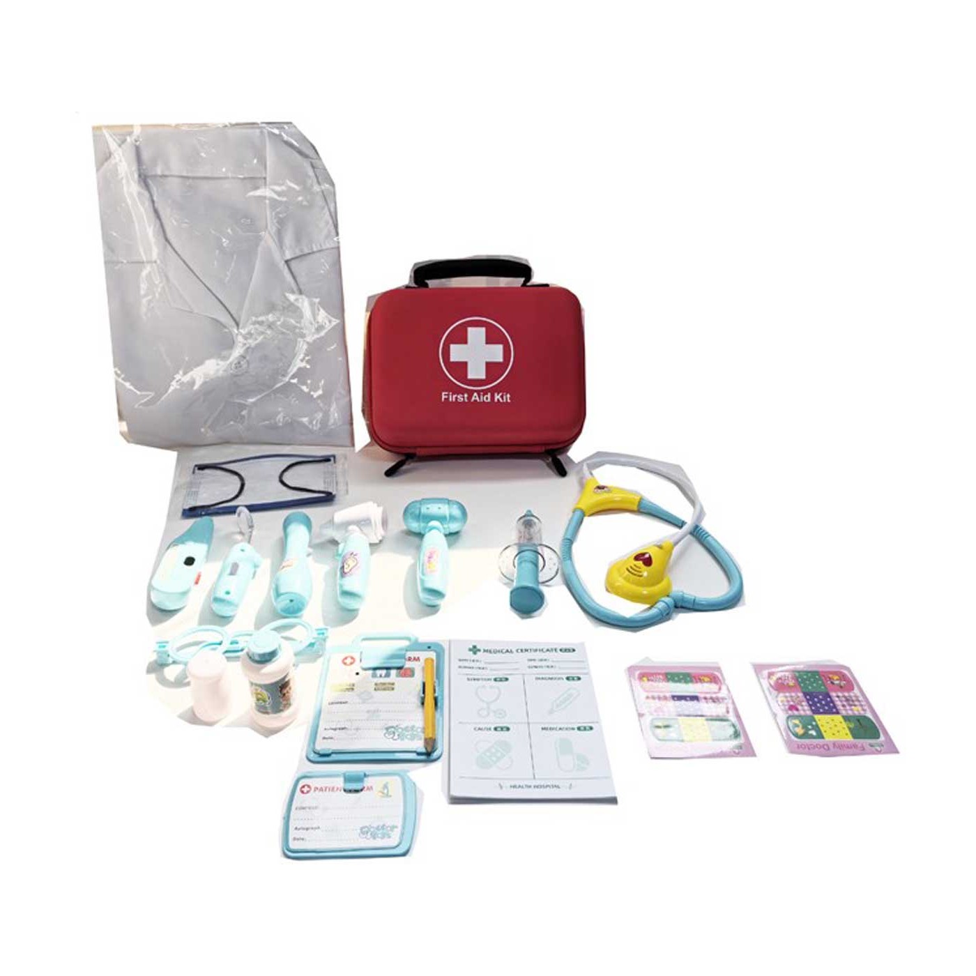 Bohatě vybavený kufr Little Doctor's
