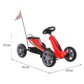 Motokára Ferrari červená