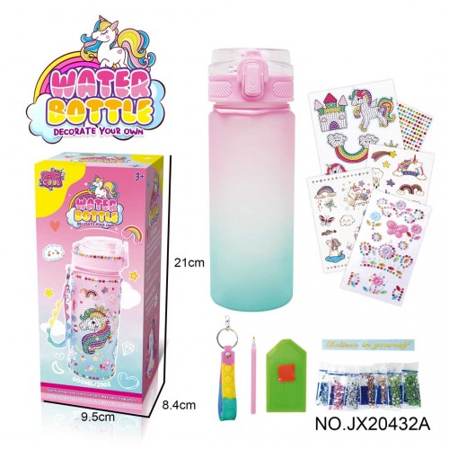 Láhev na vodu Unicorn + příslušenství