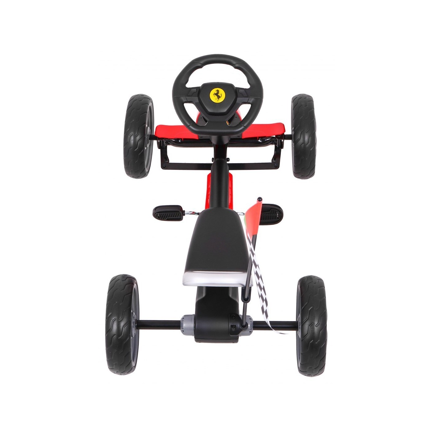 Motokára Ferrari červená