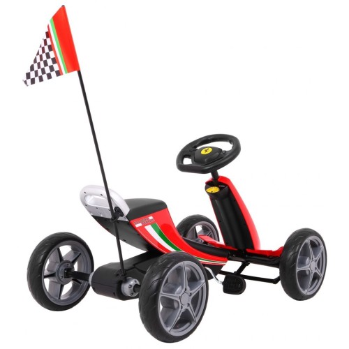 Motokára Ferrari červená