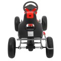 Grand Ride Kart 3 + na pedály pro děti + červená EVA kola nastavení sedadla ruční brzda