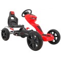 Grand Ride Kart 3 + na pedály pro děti + červená EVA kola nastavení sedadla ruční brzda