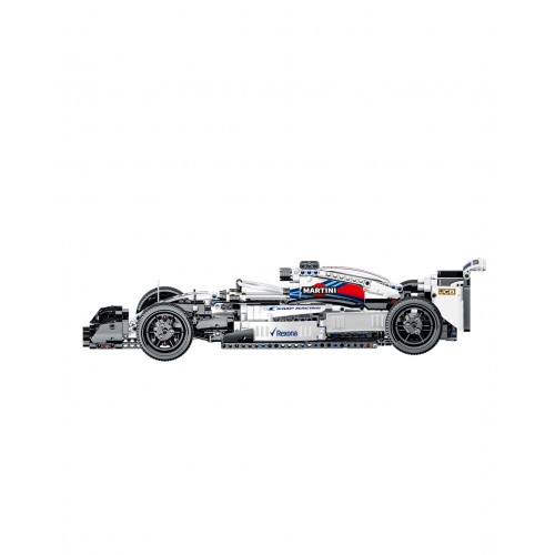 Bolid F1 Block Set Bílá 1152 ks.