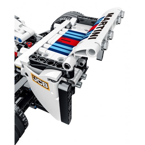 Bolid F1 Block Set Bílá 1152 ks.