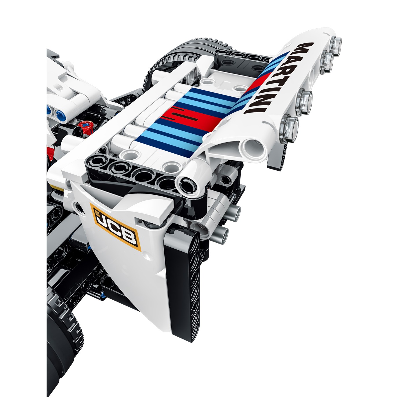 Bolid F1 Block Set Bílá 1152 ks.