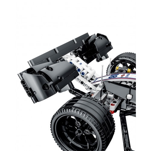 Bolid F1 Block Set Bílá 1152 ks.