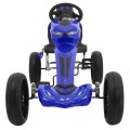  Grand Ride Kart na pedály pro děti 3+ modrá EVA kola nastavení sedadla ruční brzda