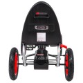 Gokart Full Ahead AIR na pedály pro děti 3+ červená + nastavení sedadla + nafouknutá kola + ruční brzda