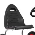 Gokart Full Ahead AIR na pedály pro děti 3+ červená + nastavení sedadla + nafouknutá kola + ruční brzda