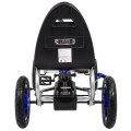 Gokart Full Ahead AIR na pedály pro děti 3+ modrá + nastavení sedadla + nafouknutá kola + ruční brzda