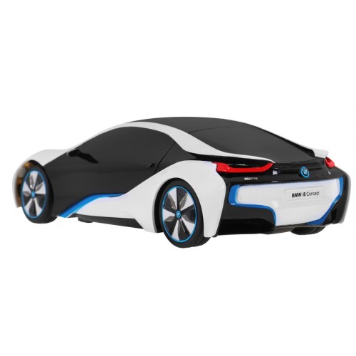 BMW i8 bílé RASTAR model 1:24  auto na dálkové ovládání + 2,4 GHz dálkové ovládání