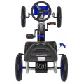 Gokart Full Ahead AIR na pedály pro děti 3+ modrá + nastavení sedadla + nafouknutá kola + ruční brzda