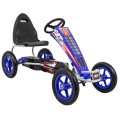 Gokart Full Ahead AIR na pedály pro děti 3+ modrá + nastavení sedadla + nafouknutá kola + ruční brzda