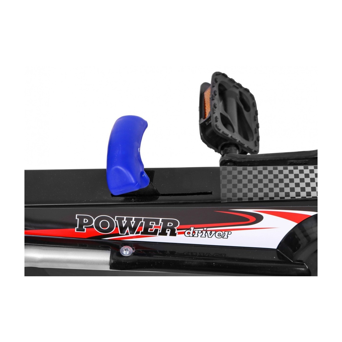 Gokart Full Ahead AIR na pedály pro děti 3+ modrá + nastavení sedadla + nafouknutá kola + ruční brzda