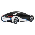 BMW i8 bílé RASTAR model 1:24  auto na dálkové ovládání + 2,4 GHz dálkové ovládání