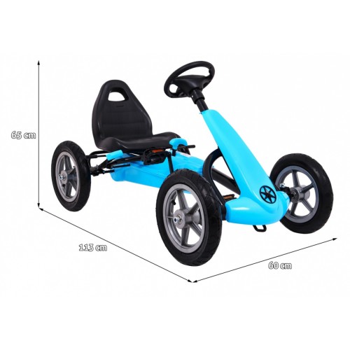 Go Kart STAR modrá