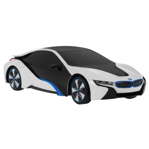 BMW i8 bílé RASTAR model 1:24  auto na dálkové ovládání + 2,4 GHz dálkové ovládání