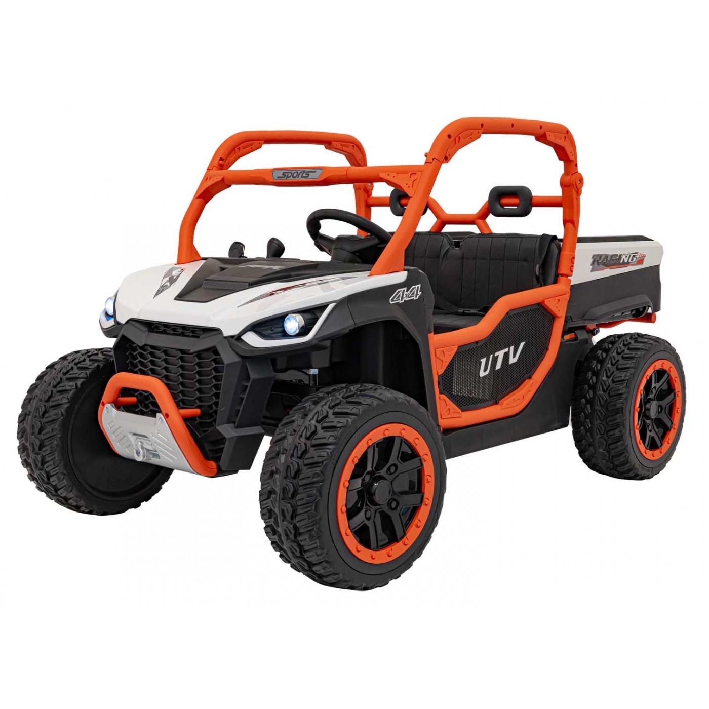 Vozidlo Farmer Truck UTV Racing Bílý