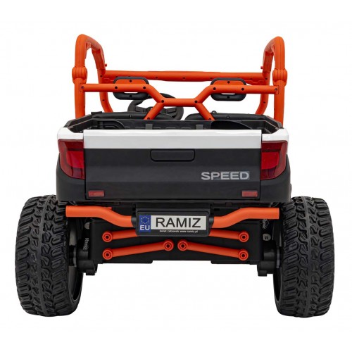 Vozidlo Farmer Truck UTV Racing Bílý