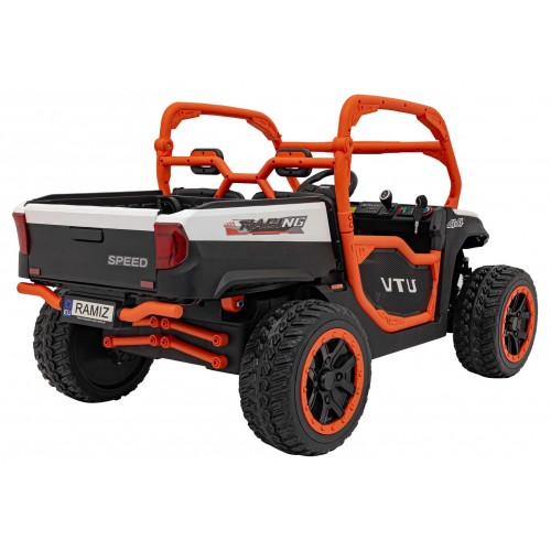 Vozidlo Farmer Truck UTV Racing Bílý