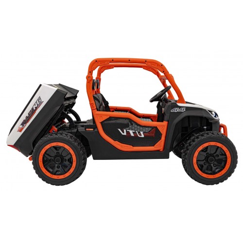 Vozidlo Farmer Truck UTV Racing Bílý