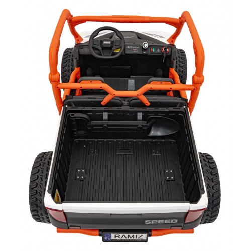 Vozidlo Farmer Truck UTV Racing Bílý