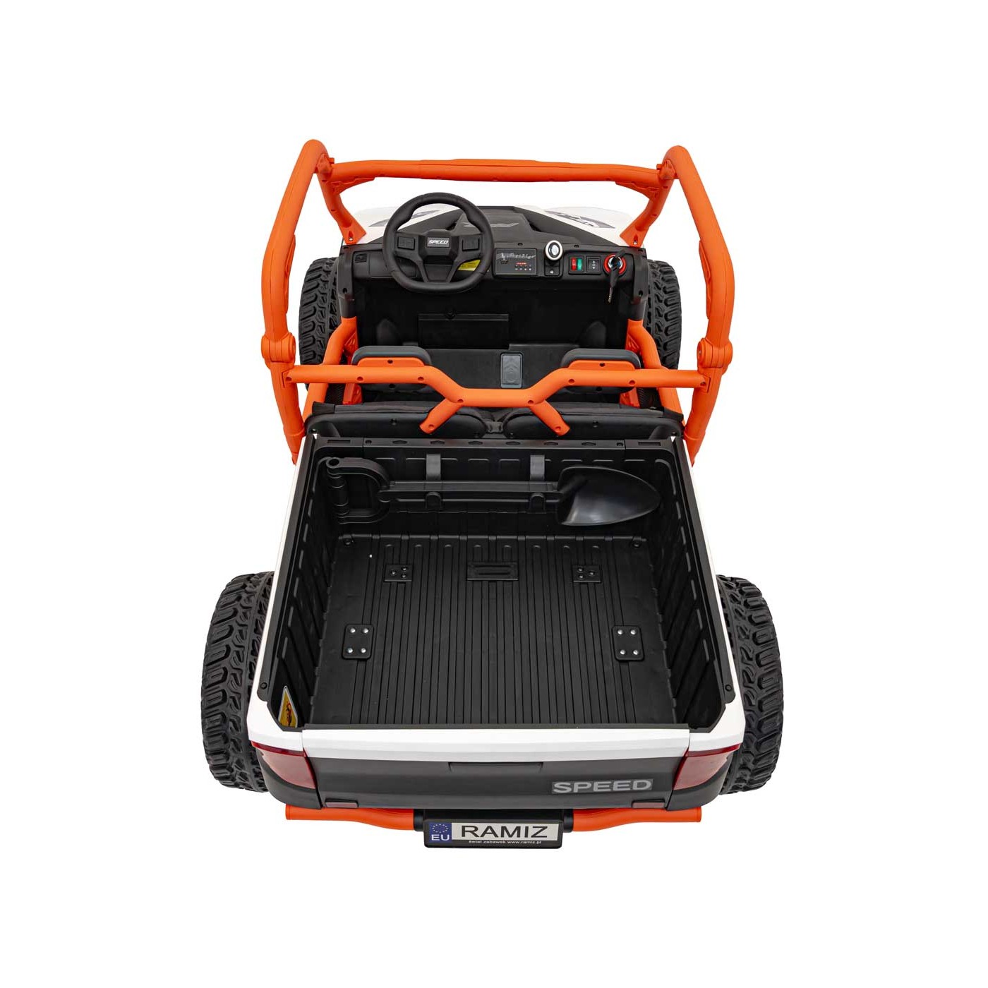 Vozidlo Farmer Truck UTV Racing Bílý