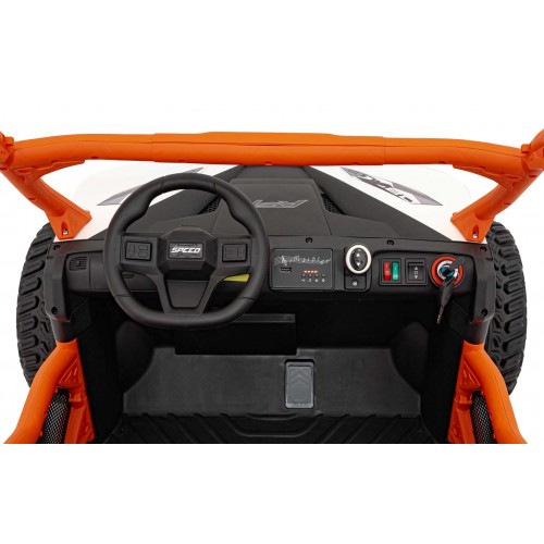 Vozidlo Farmer Truck UTV Racing Bílý