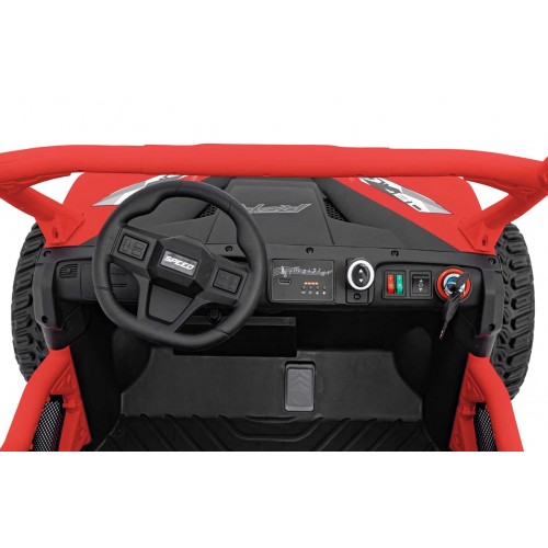 Vozidlo Farmer Truck UTV Racing Červený