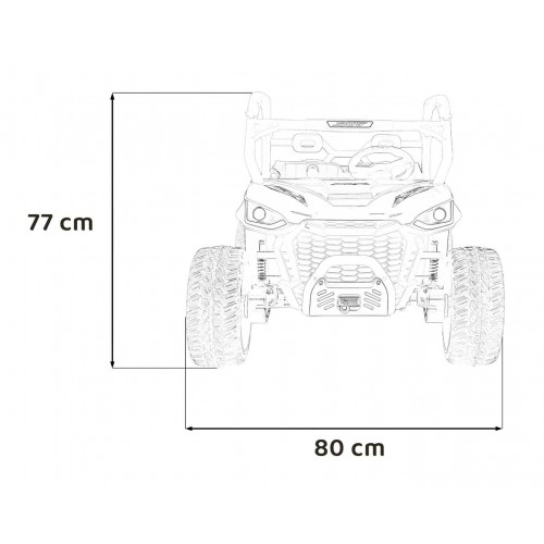 Vozidlo Farmer Truck UTV Racing Modré
