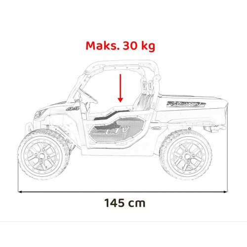 Vozidlo Farmer Truck UTV Racing Zelený