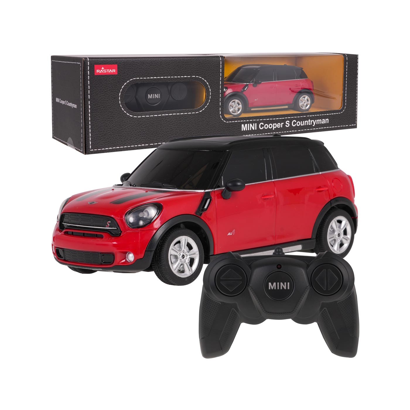 R/C 1:24 Mini Countryman Red RASTAR