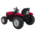 Vozidlo Traktor GROW 1804 Červený