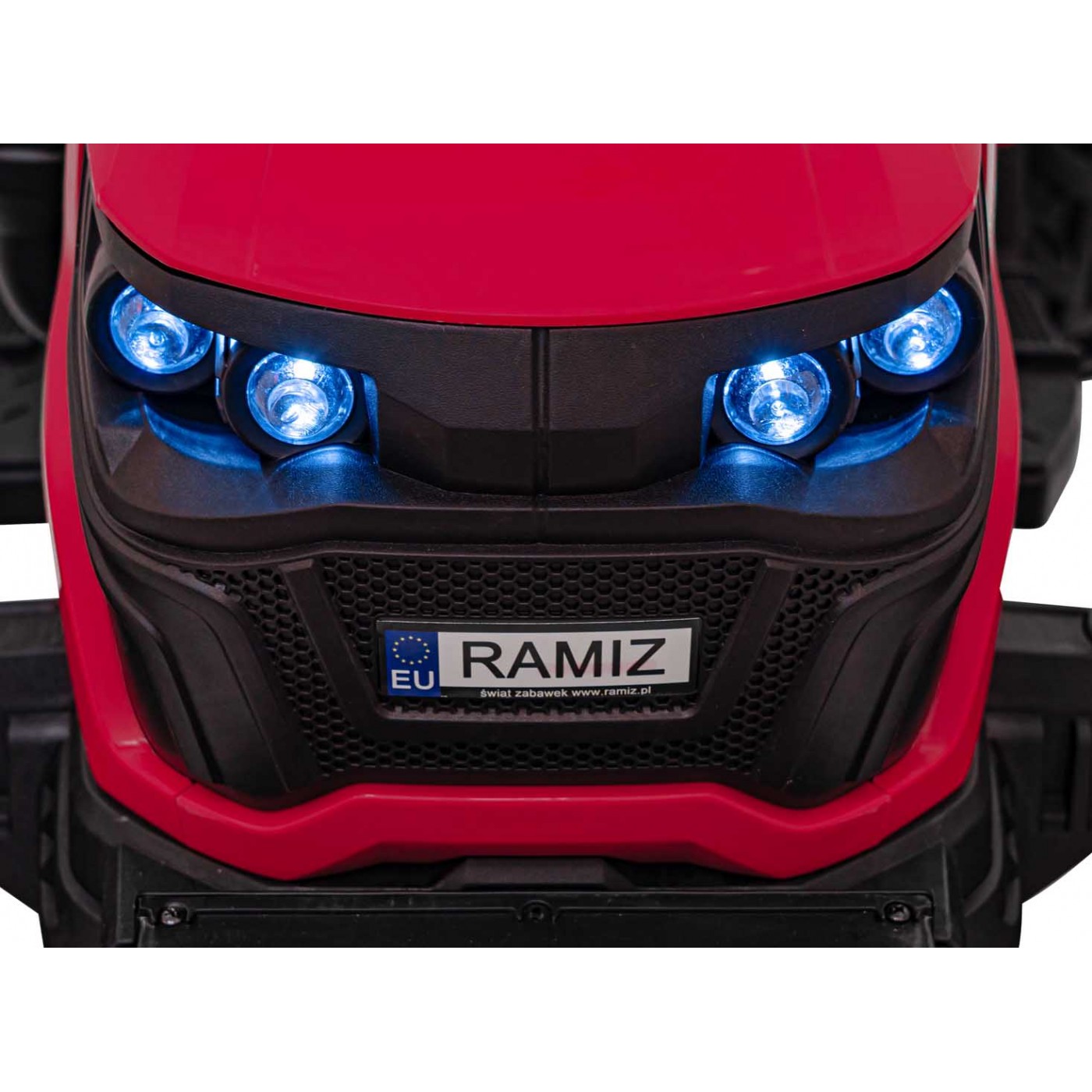 Vozidlo Traktor GROW 1804 Červený