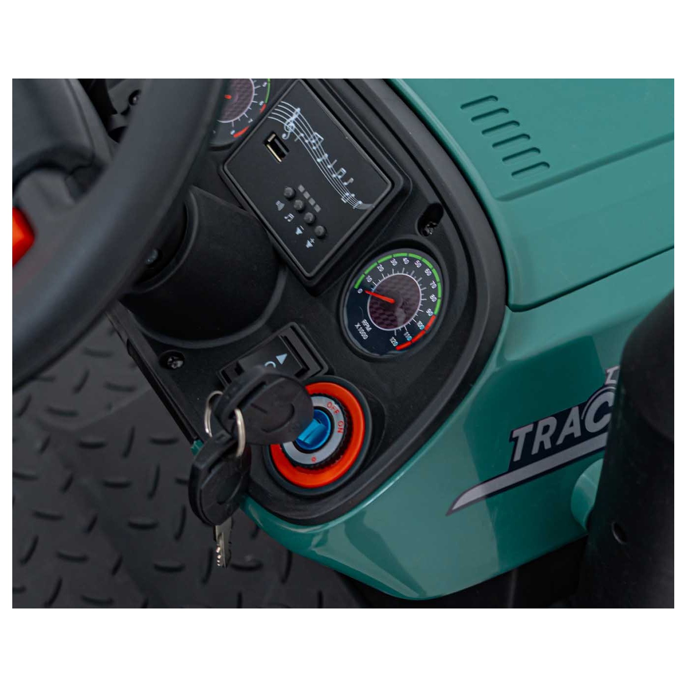 Vozidlo Traktor GROW 1804 Tmavě Zelený