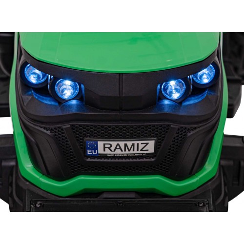 Vozidlo Traktor GROW 1804 Světle zelený