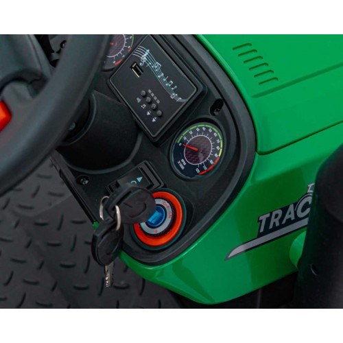 Vozidlo Traktor GROW 1804 Světle zelený