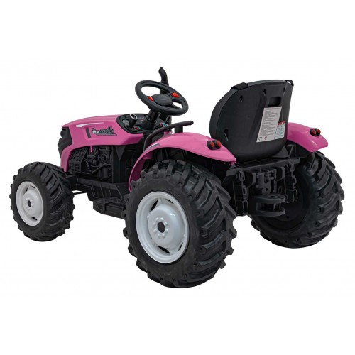 Vozidlo Traktor GROW 1804 Růžový