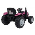 Vozidlo Traktor GROW 1804 Růžový