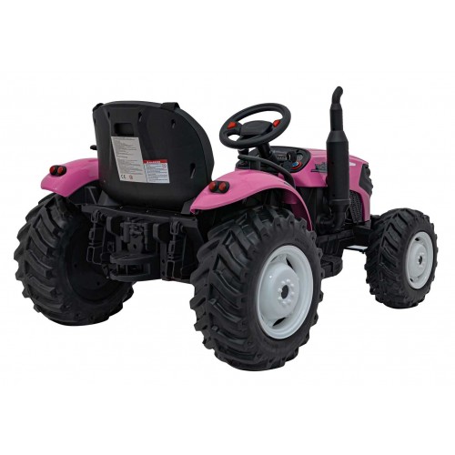 Vozidlo Traktor GROW 1804 Růžový