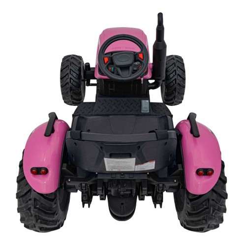 Vozidlo Traktor GROW 1804 Růžový