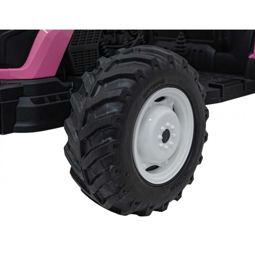 Vozidlo Traktor GROW 1804 Růžový